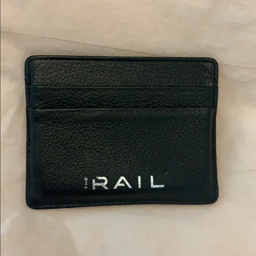 Minimalist card wallet, black